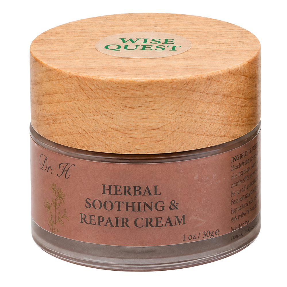 WiseQuest Herbal Soothing & Repair Cream 30g jar front