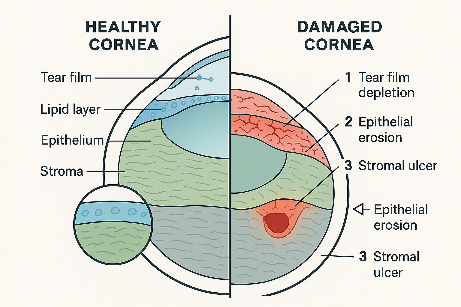 Corneal Damage from Chronic Dry Eye: What You Need to Know