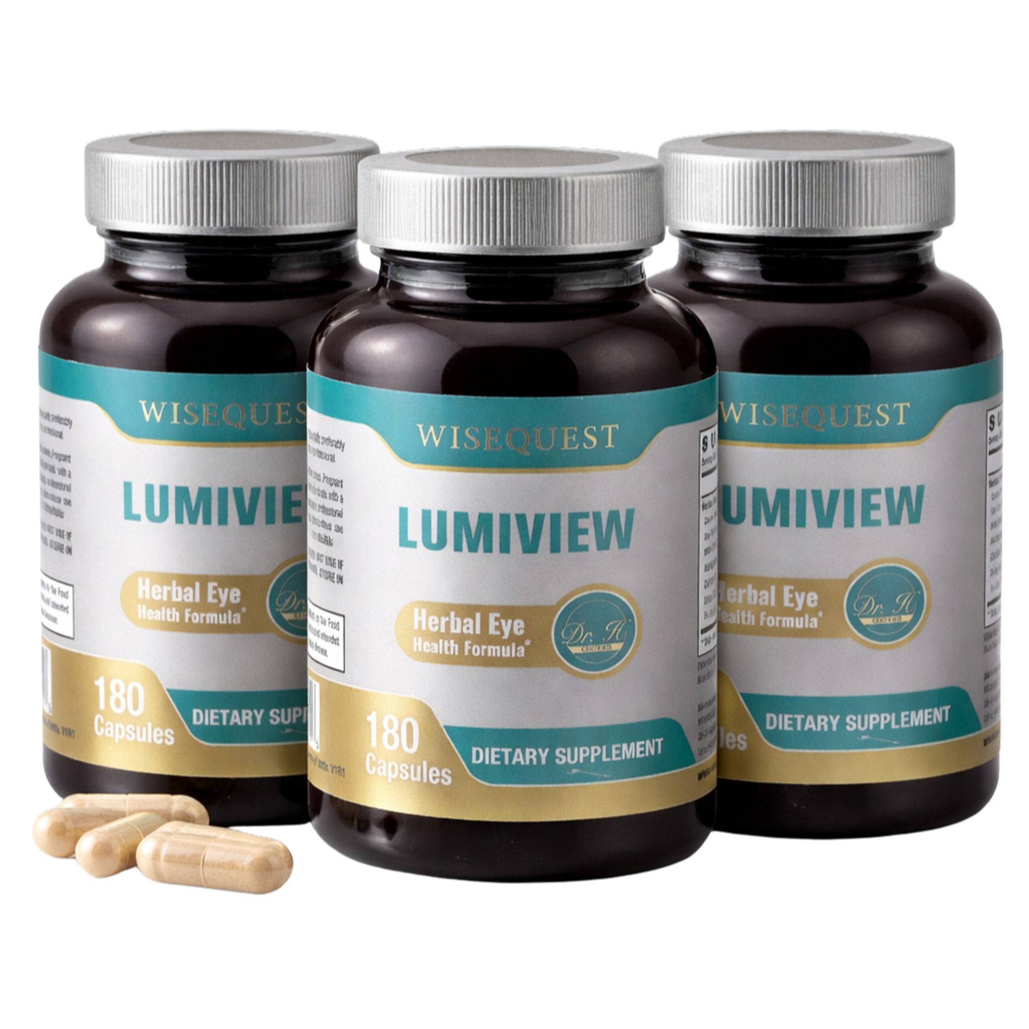 WiseQuest LUMIVIEW 3-bottle bundle — 3-month best value protocol